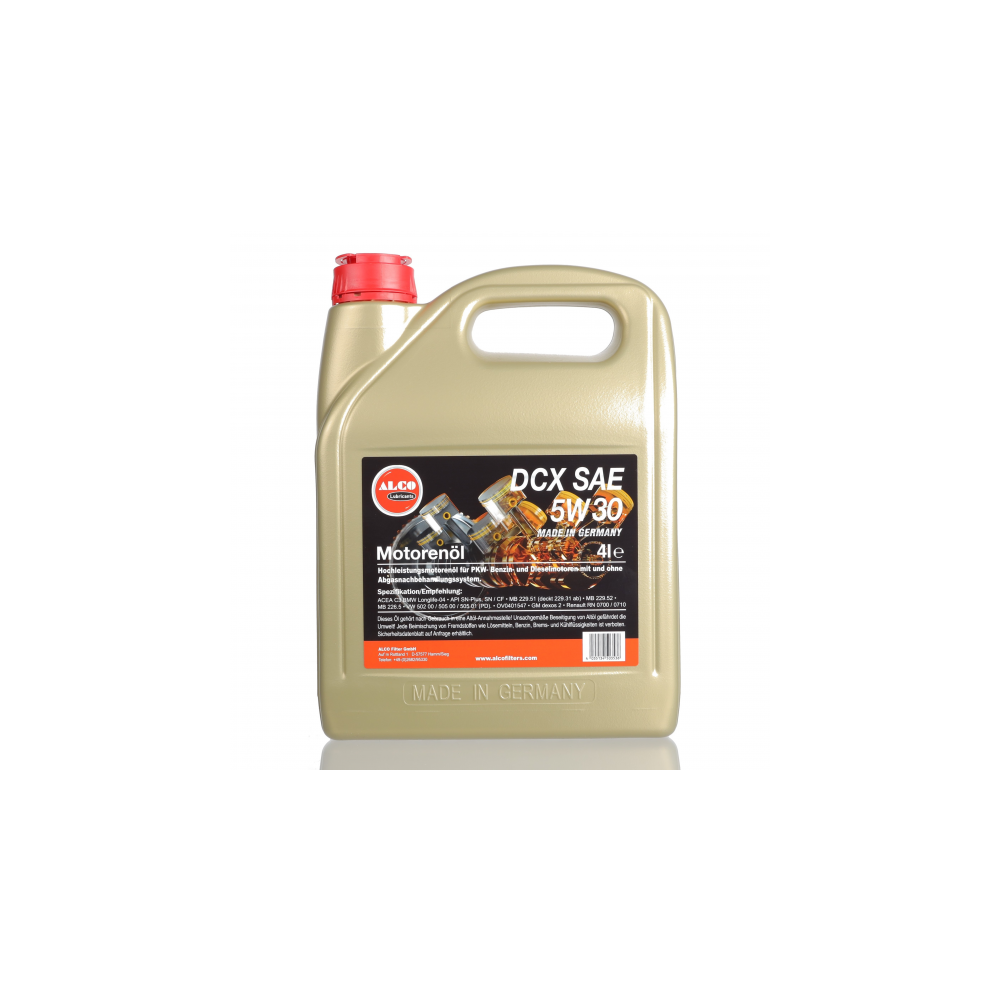 Variklio alyva ALCO FILTER DX 5W30 4L