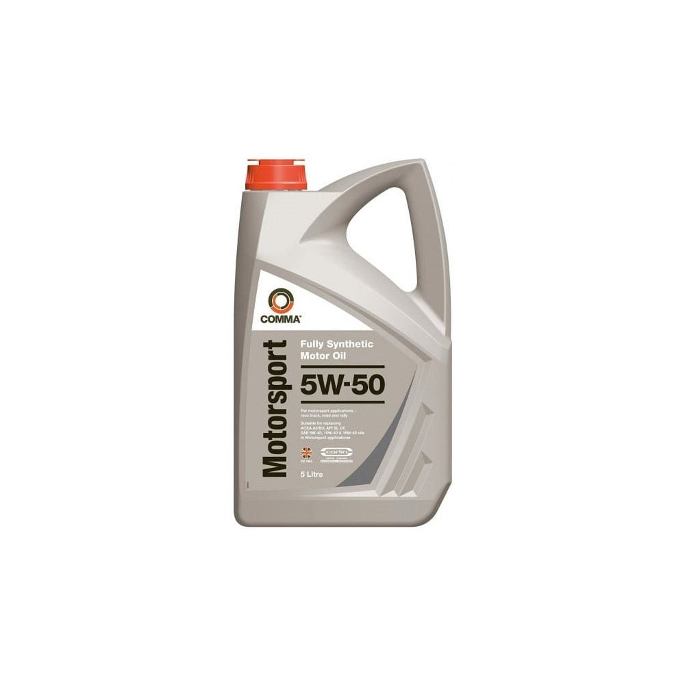 Variklio alyva COMMA MOTORSPORT 5W50 5L
