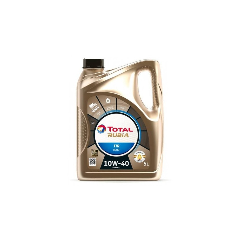 Variklio alyva TOTAL RUBIA TIR 8600 10W40 5L
