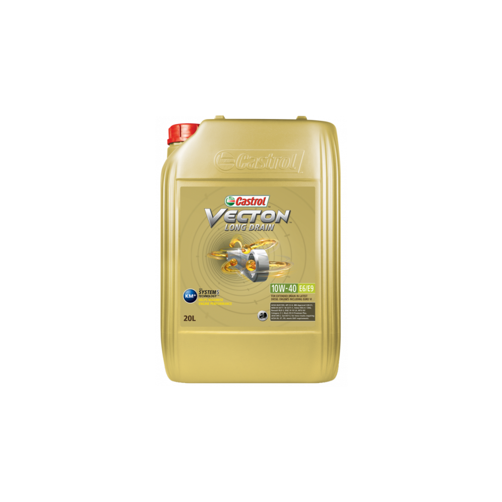 Variklio alyva CASTROL 10W40 VECTON LONG DRAIN E6 E9 20L