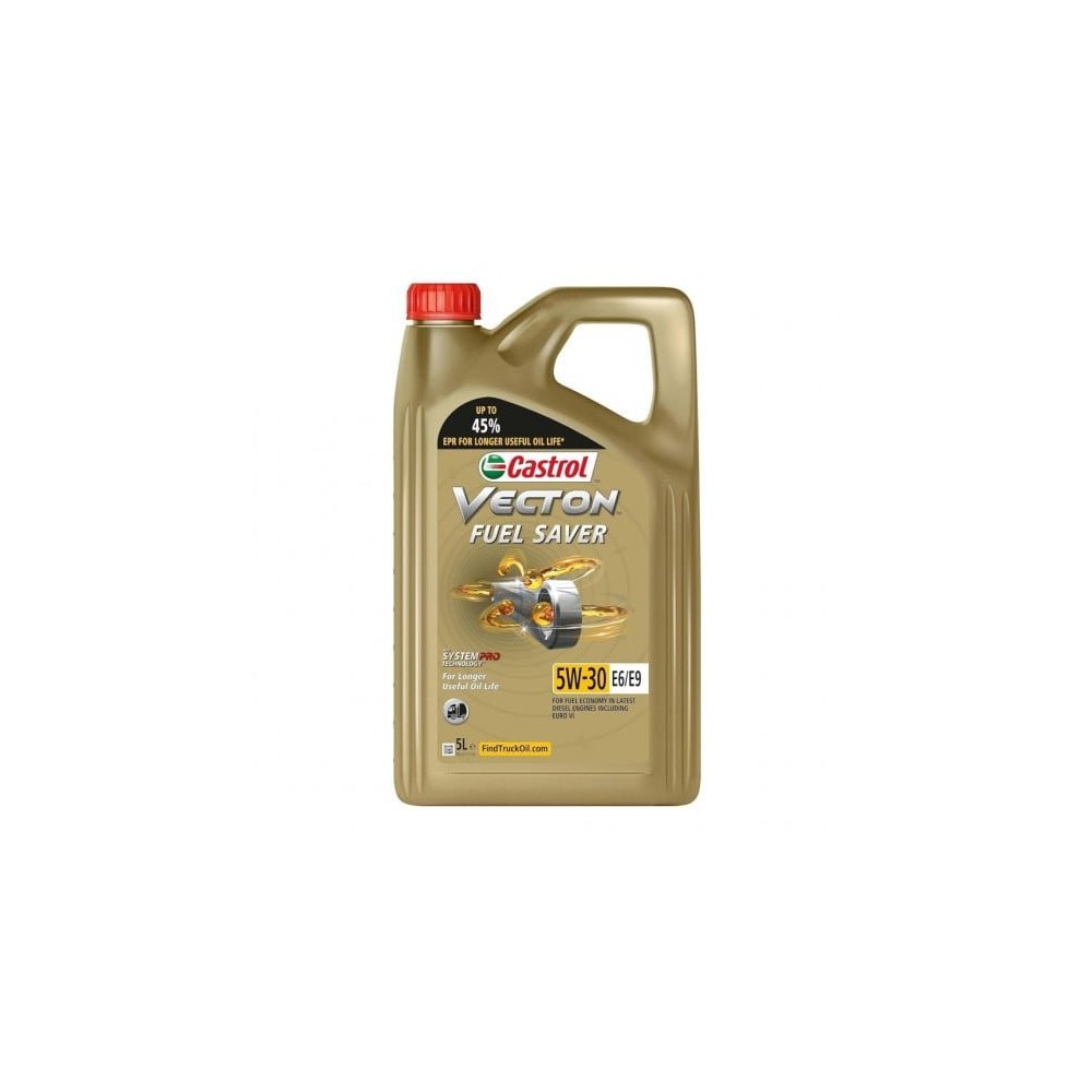 Variklio alyva CASTROL 5W30 VECTON FUEL SAVER E6 E9 5L