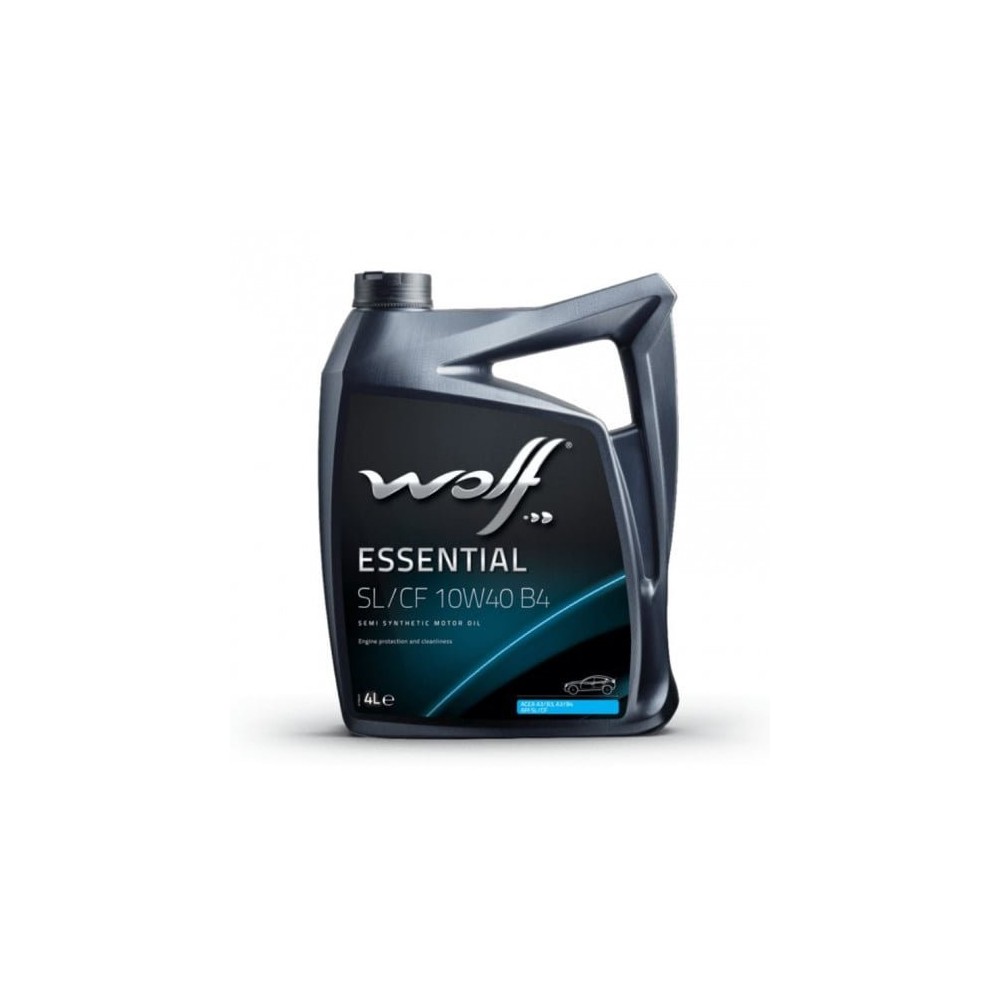 Variklio alyva WOLF ESSENTIAL 10W40 SL/CF B4 4L