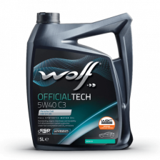 Variklio alyva WOLF OFFICIALTECH 5W40 C3 5L