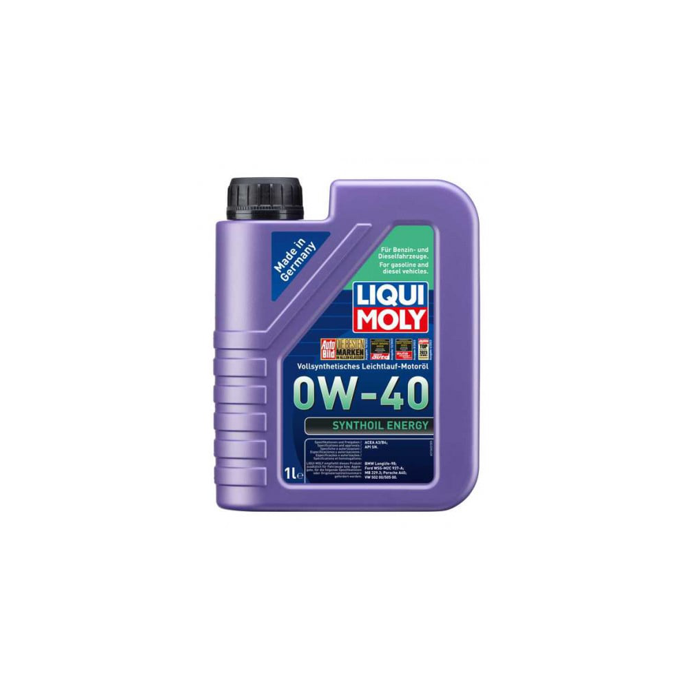 Variklio alyva LIQUI MOLY SYNTHOIL ENERGY 0W40 1L