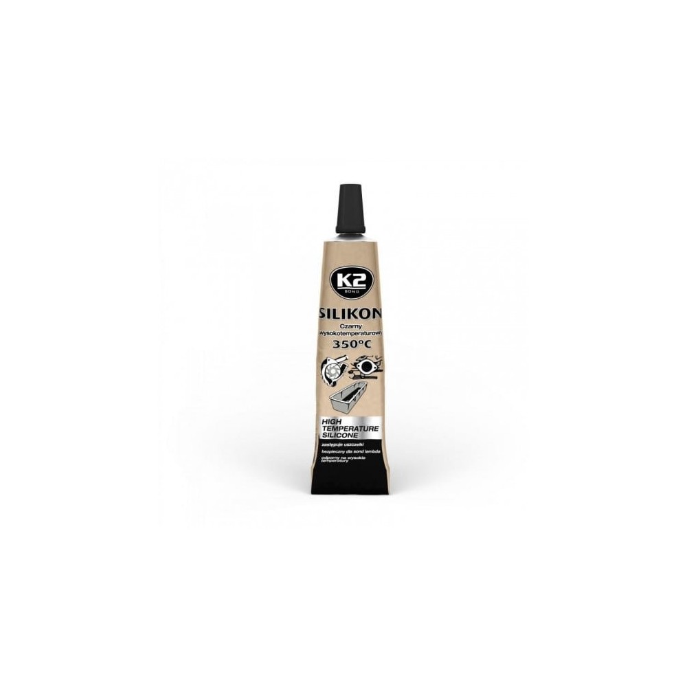 Hermētiķis K2 Black Silicone +350C 21g