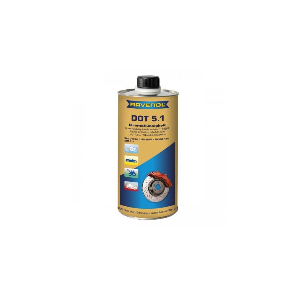 Stabdžių skystis RAVENOL DOT 5.1 1L