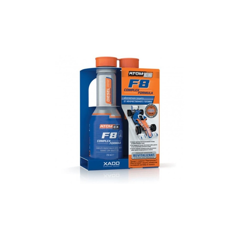 Kuro priedas XADO ATOMEX F8 COMPLEX FORMULA 250ML