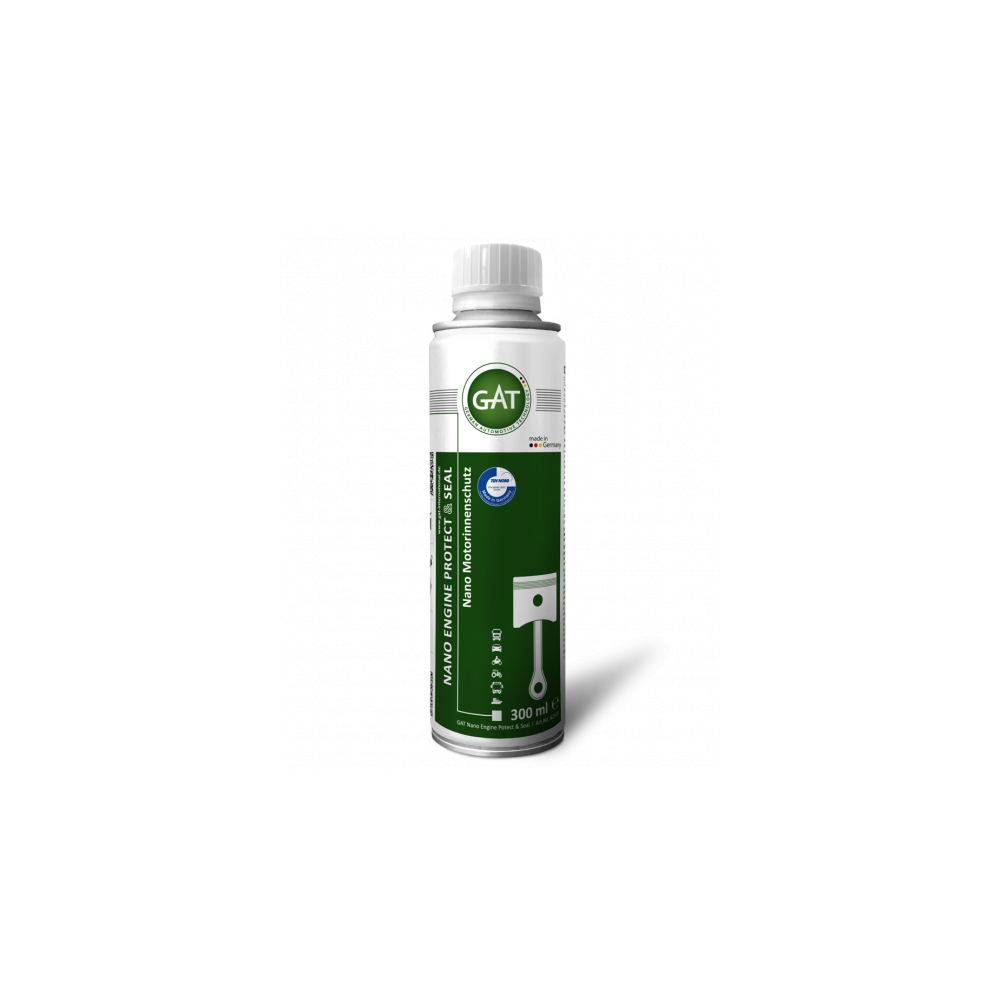 Variklio alyvos priedas GAT Nano Engine Protect & Seal 300ml