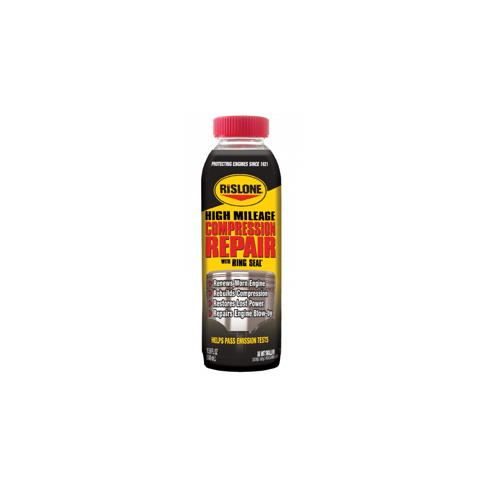 Variklio alyvos priedas RISLONE HIGH MILEAGE COMPRESSION REPAIR 500 ML