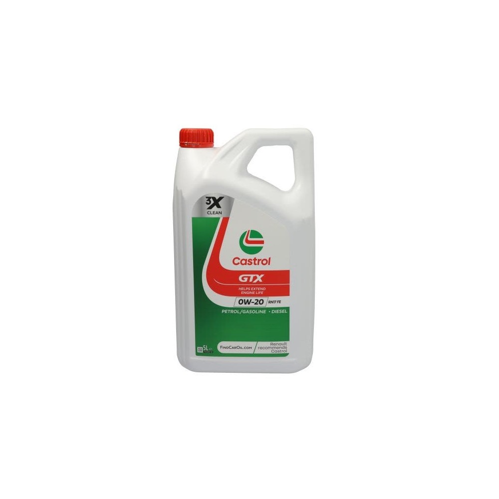 Variklio alyva CASTROL GTX 0W20 RN17FE 5L