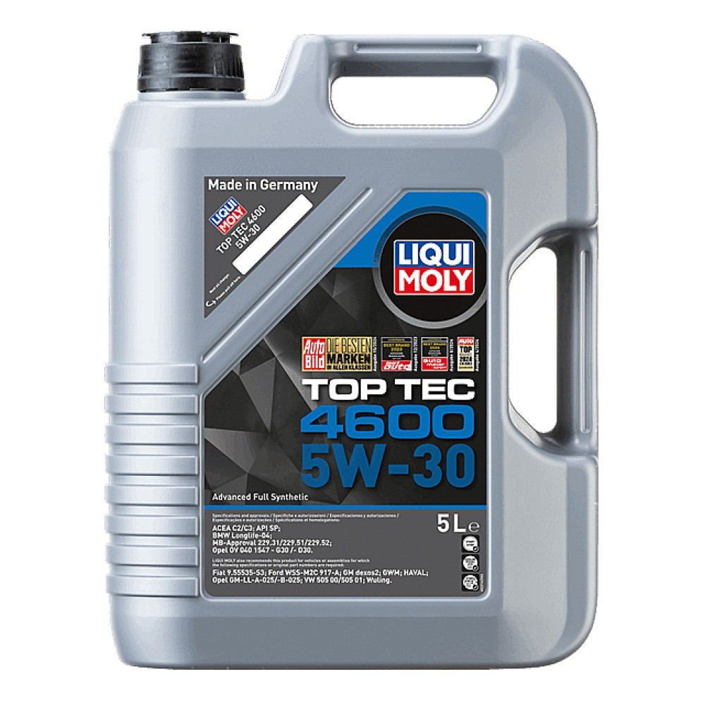Variklio alyva LIQUI MOLY TOP TEC 4600 5W30 5L
