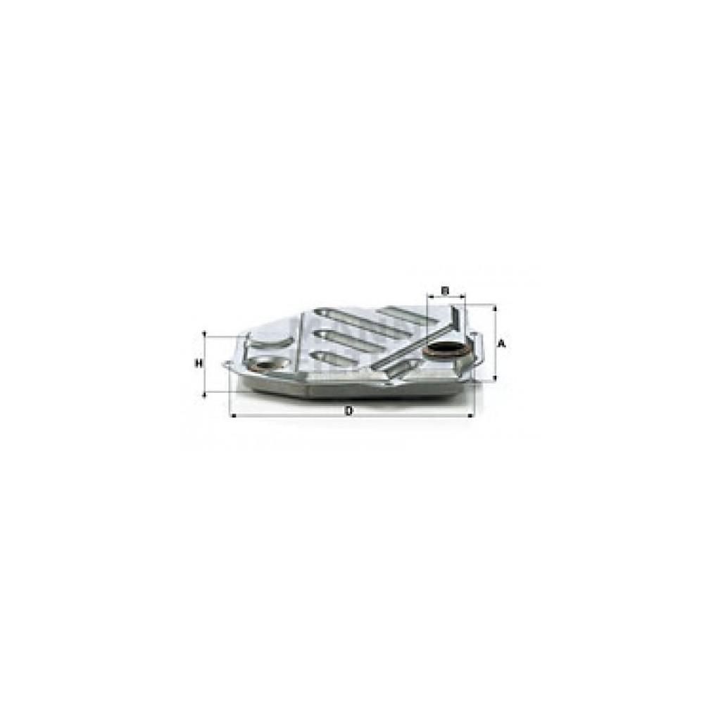 Hidraulinis filtras, automatinė pavarų dėžė MANN-FILTER H 2014 n KIT