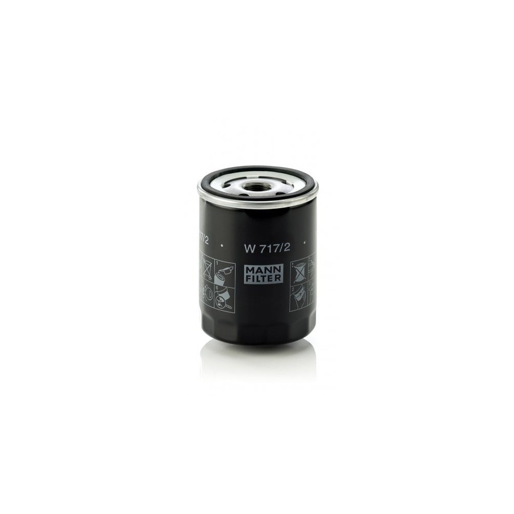 Alyvos filtras MANN-FILTER W 717/2