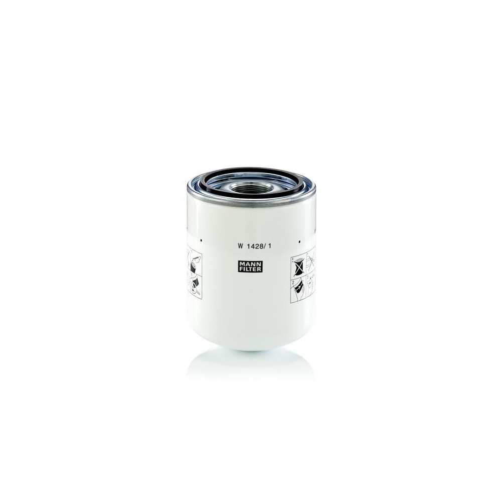 Filtras, hidraulinio kėlimo sistema MANN-FILTER W 1428/1