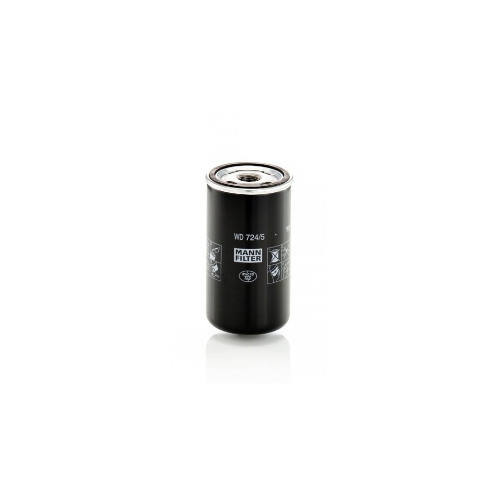 Hidraulinis filtras, automatinė pavarų dėžė MANN-FILTER WD 724/5