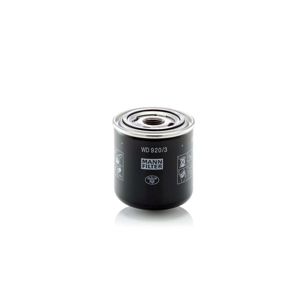 Hidraulinis filtras, automatinė pavarų dėžė MANN-FILTER WD 920/3