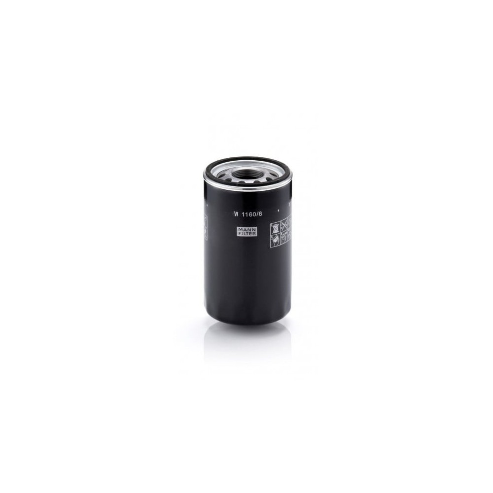 Filtras, hidraulinio kėlimo sistema MANN-FILTER W 1160/6
