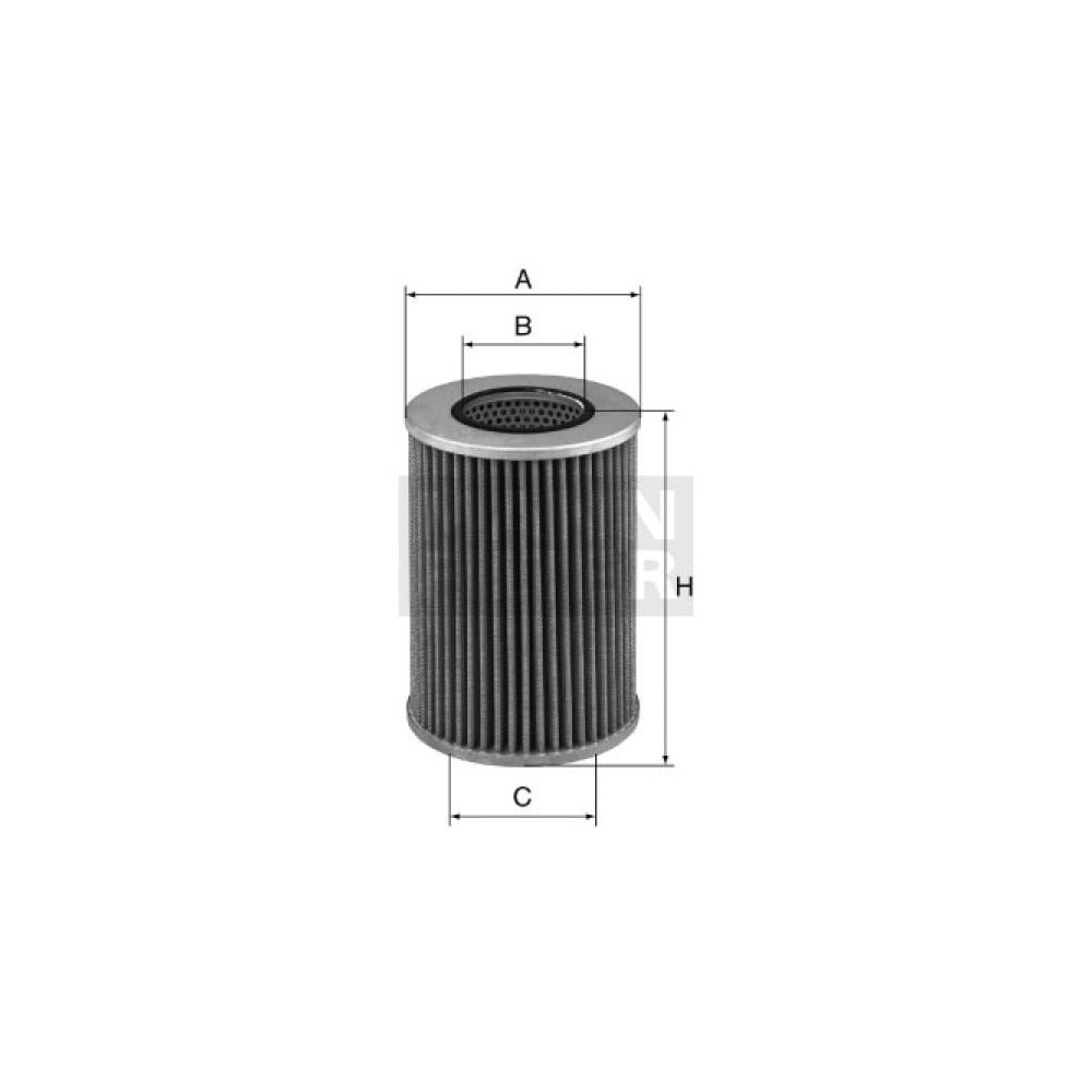 Filtras, hidraulinio kėlimo sistema MANN-FILTER HD 1258/2