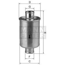 Hidraulinis filtras, automatinė pavarų dėžė MANN-FILTER W 76/1