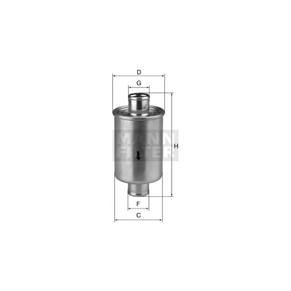 Hidraulinis filtras, automatinė pavarų dėžė MANN-FILTER W 76/1