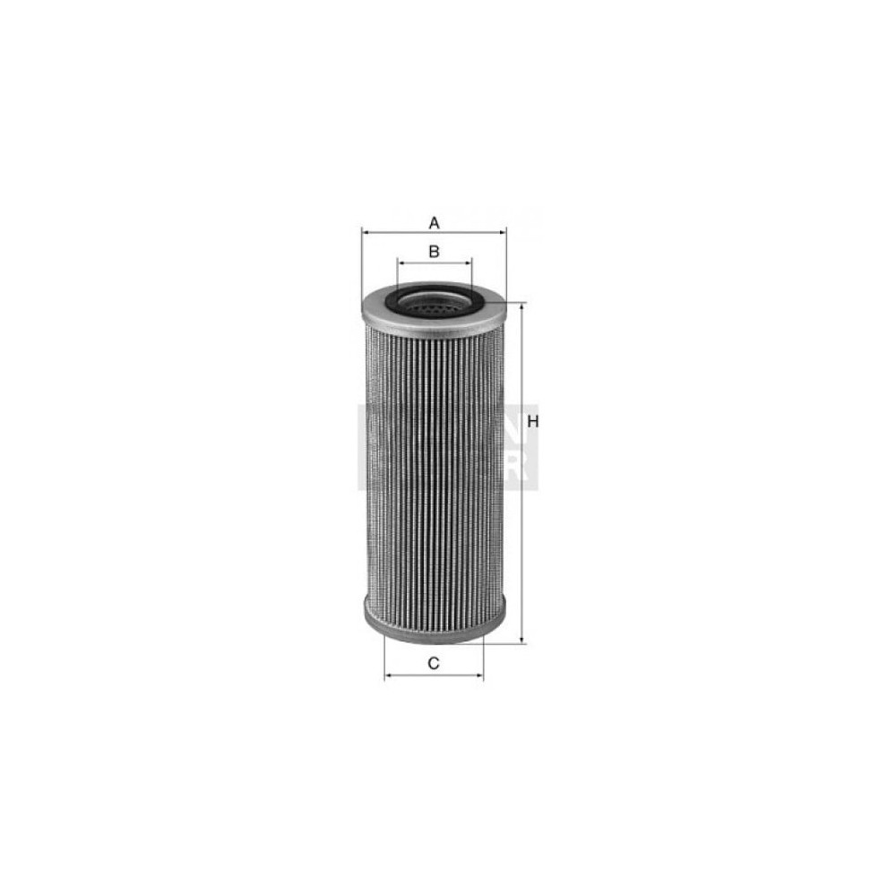 Filtras, hidraulinio kėlimo sistema MANN-FILTER HD 952/9