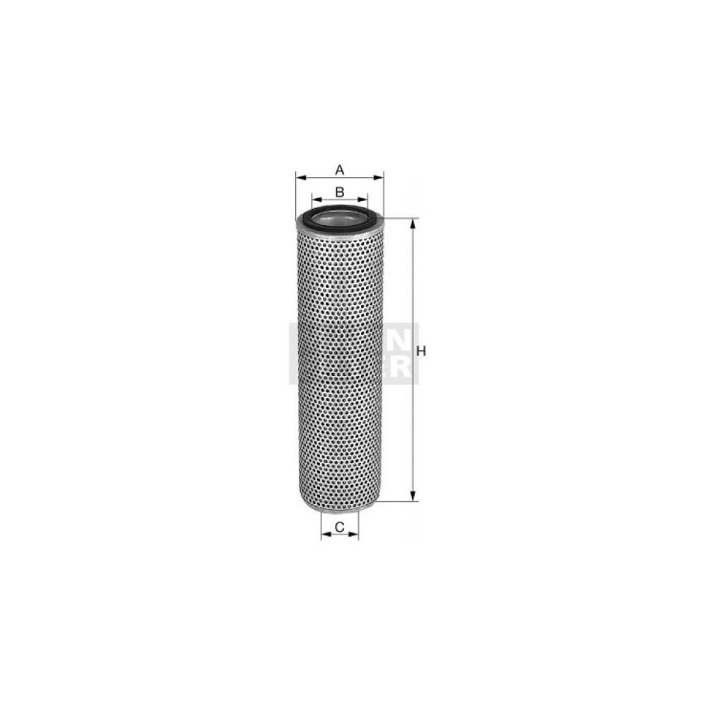 Filtras, hidraulinio kėlimo sistema MANN-FILTER HD 15 174/1 x