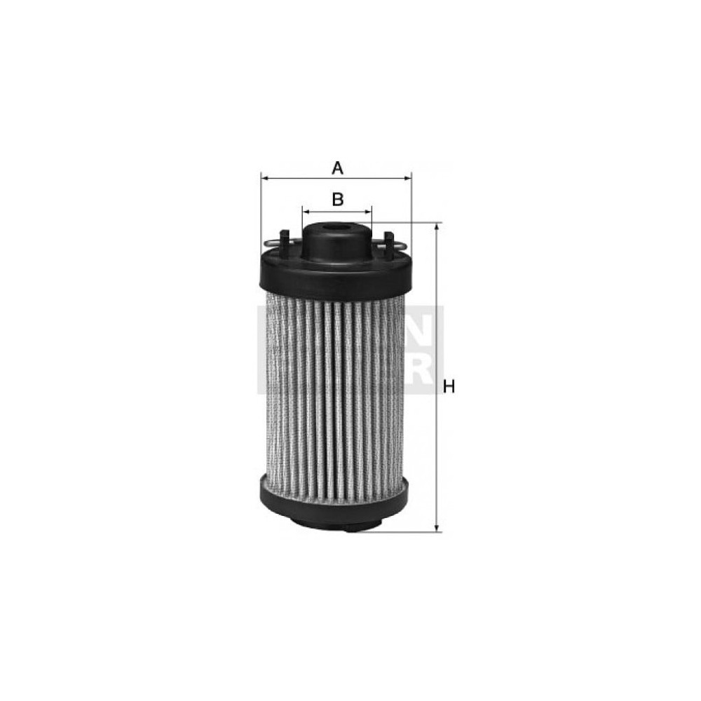 Filtras, hidraulinio kėlimo sistema MANN-FILTER HD 10 158/4