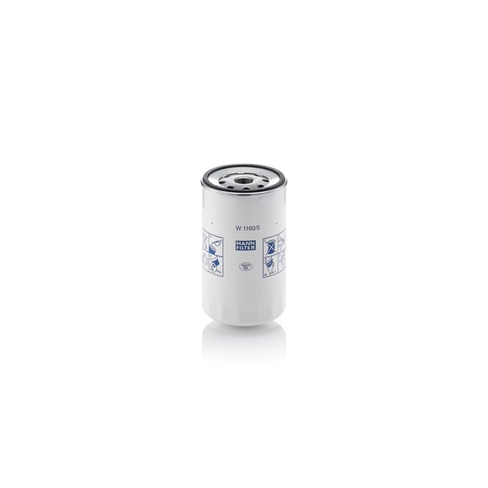 Alyvos filtras MANN-FILTER W 1160/5