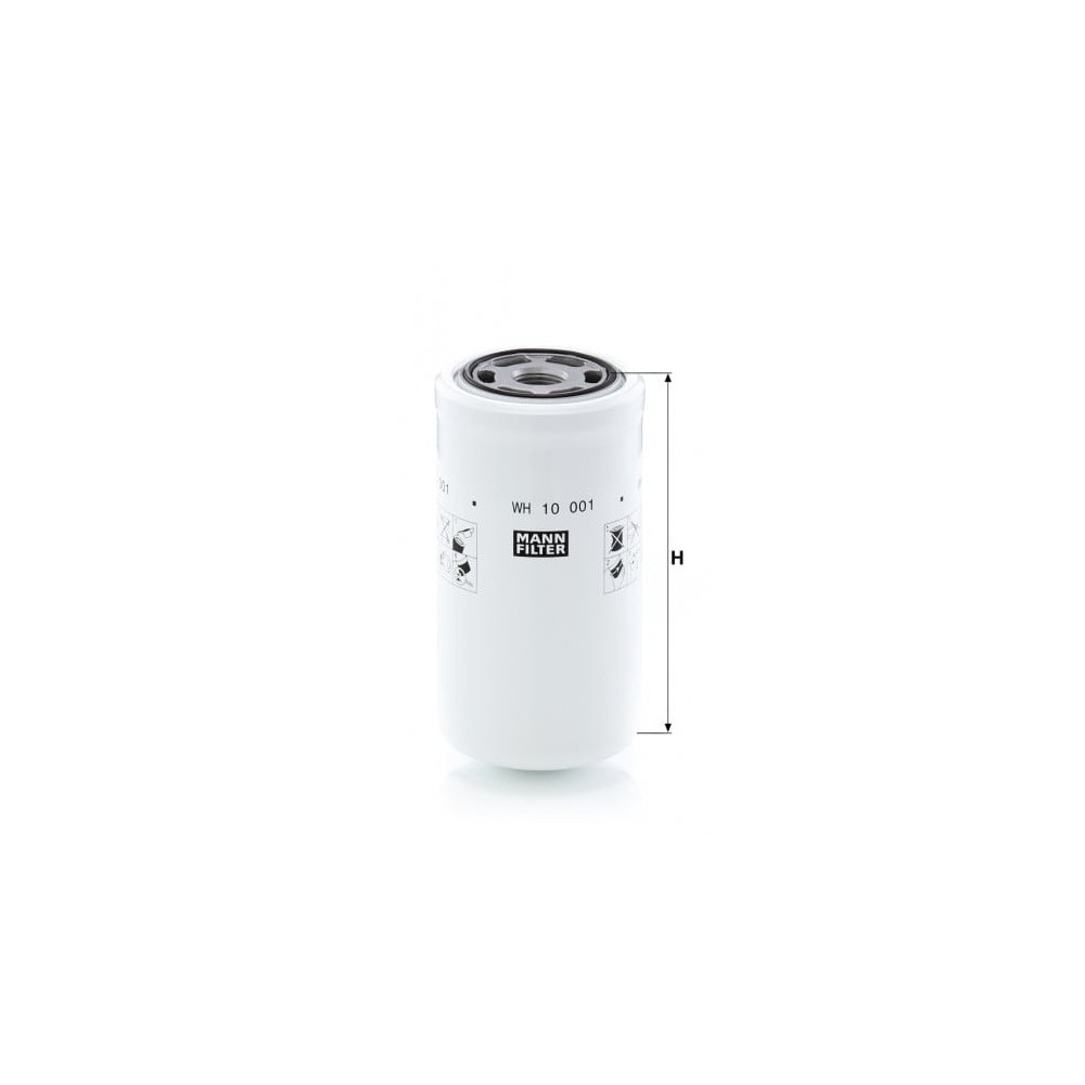 Hidraulinis filtras, automatinė pavarų dėžė MANN-FILTER WH 10 001