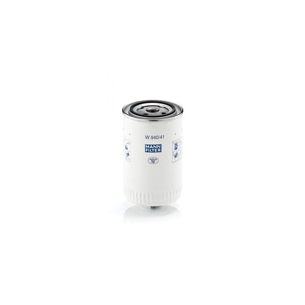 Filtras, hidraulinio kėlimo sistema MANN-FILTER W 940/41