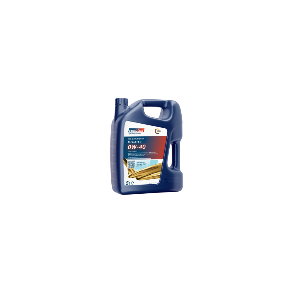 Variklio alyva EUROLUB MEGATEC 0W-40 5 L