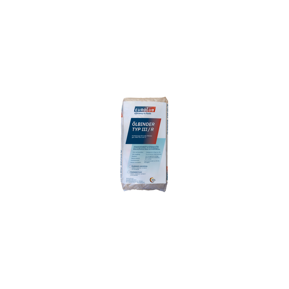 Pagalbinės medžiagos EUROLUB ÖLBINDER UNIVERSAL (Grobkorn) 20 KG